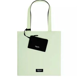 Prada Beauty Reversible Fabric Tote With Pouch NWT